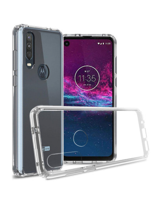 Olixar ExoShield Motorola One Action Case - Clear