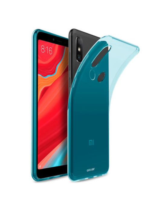 Olixar FlexiShield Xiaomi Mi 8 Explorer Case - Blue Olixar FlexiShield Xiaomi Mi 8 Explorer Case - Blue