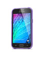 Olixar FlexiShield Samsung Galaxy J1 2015 Gel Case - Purple