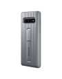 Official Samsung Galaxy S10 Protective Stand Cover Case - Silver Official Samsung Galaxy S10 Protective Stand Cover Case - Silver