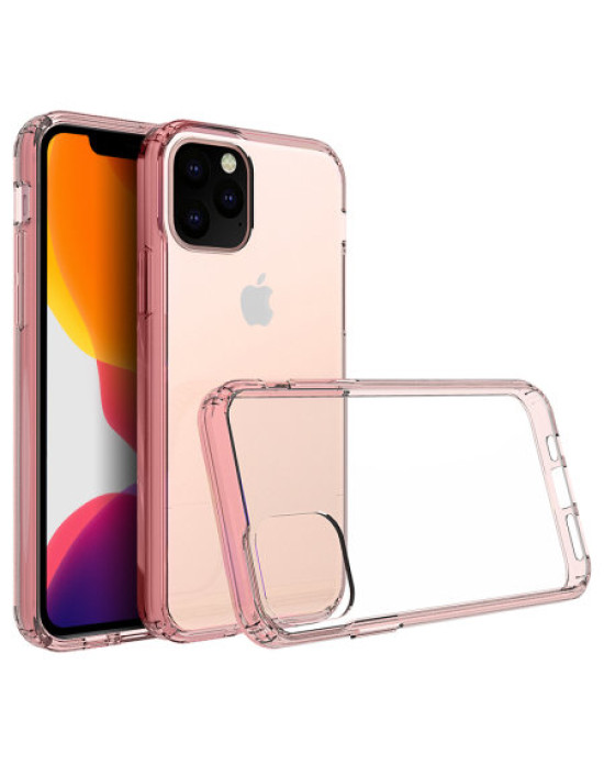 Olixar ExoShield Tough iPhone 11 Pro Max Case - Rose Gold / Clear