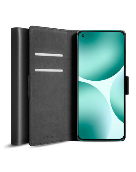 Olixar Genuine Leather Oneplus 9 Wallet Stand Case - Black