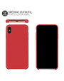 Olixar iPhone XS Max Soft Silicone Case - Red