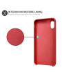 Olixar iPhone XS Max Soft Silicone Case - Red