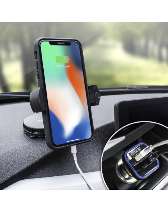 Olixar DriveTime iPhone X Car Holder, Cable & Charger In-Car Pack Olixar DriveTime iPhone X Car Holder, Cable & Charger In-Car Pack