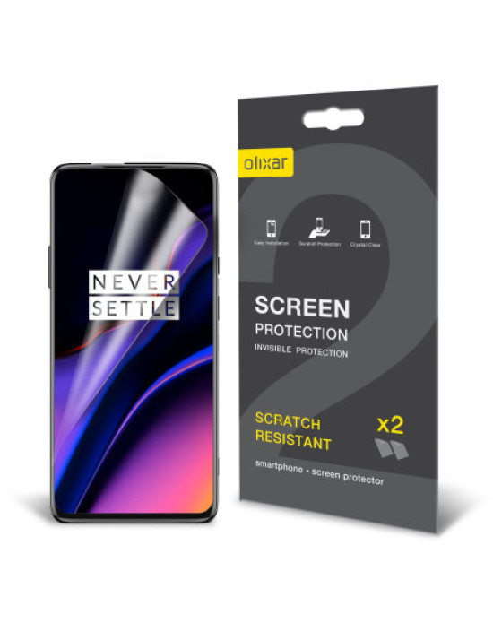 Olixar OnePlus 7 Pro Screen Protector 2-in-1 Pack