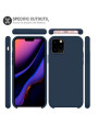 Olixar Soft Silicone iPhone 11 Pro Max Case - Midnight Blue