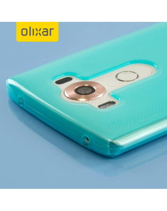 Olixar FlexiShield LG V10 Gel Case - Blue