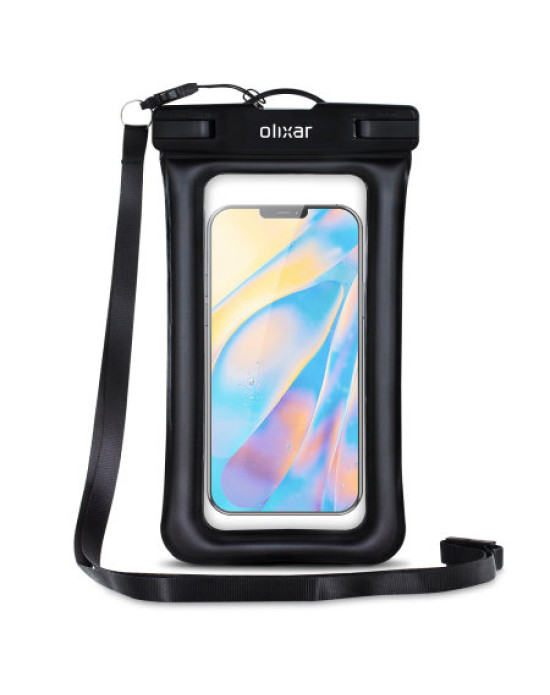 Olixar iPhone 12 mini Waterproof Pouch - Black
