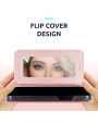 Olixar Leather-Style iPhone 12 mini Mirror Stand Case - Rose Gold