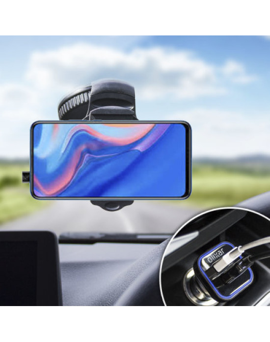 Olixar DriveTime Huawei P Smart Z Car Holder & Charger Pack
