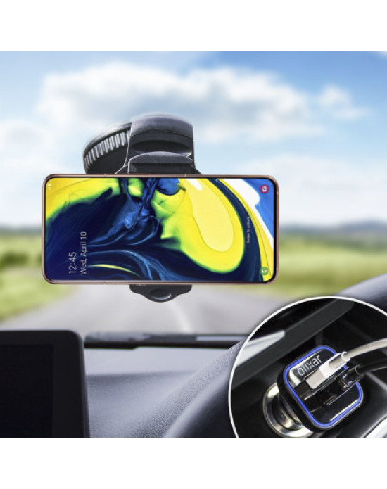 Olixar DriveTime Samsung Galaxy A80 Car Holder & Charger Pack