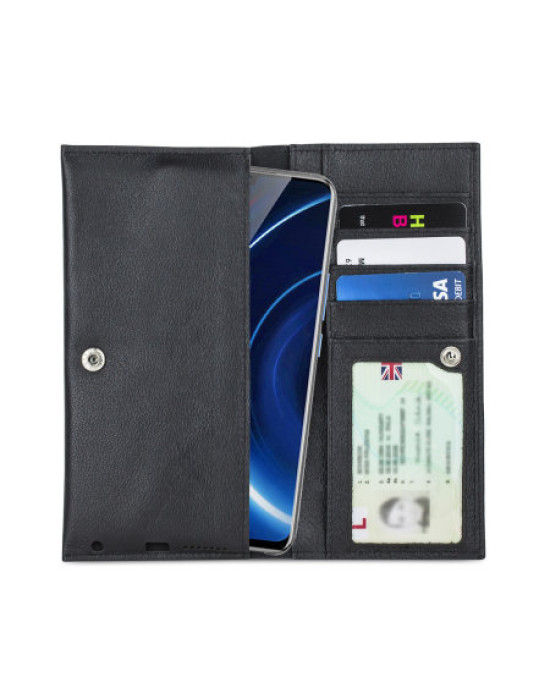Olixar Primo Genuine Leather Vivo iQOO Wallet Case - Black