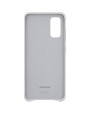 Official Samsung Galaxy S20 Leather Cover Case - Light Grey