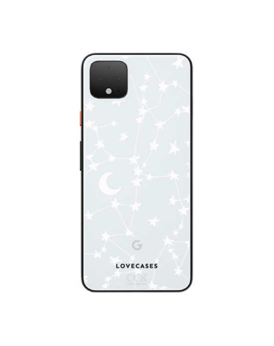 LoveCases Google Pixel 4 XL Starry Phone Case - Clear White