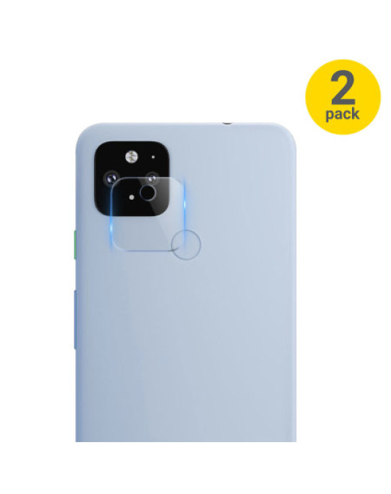 Olixar Google Pixel 4a 5G Tempered Glass Camera Protectors - 2 Pack