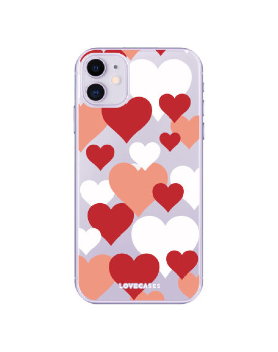 LoveCases iPhone 11 Loveheart Clear Phone Case LoveCases iPhone 11 Loveheart Clear Phone Case