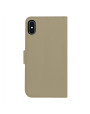 Case FortyFour No.11 iPhone XS Max Cross Grain Stone