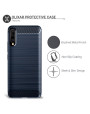 Olixar Samsung Galaxy A50s Carbon Fibre Protective Case - Blue
