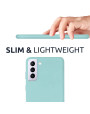 Olixar Samsung Galaxy S21 Soft Silicone Case - Pastel Green
