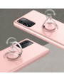 Zizo Revolve Series Samsung Note 20 5G Thin Ring Case - Rose Quartz