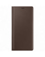 Official Samsung Galaxy Note 9 Leather Wallet Cover Case - Brown