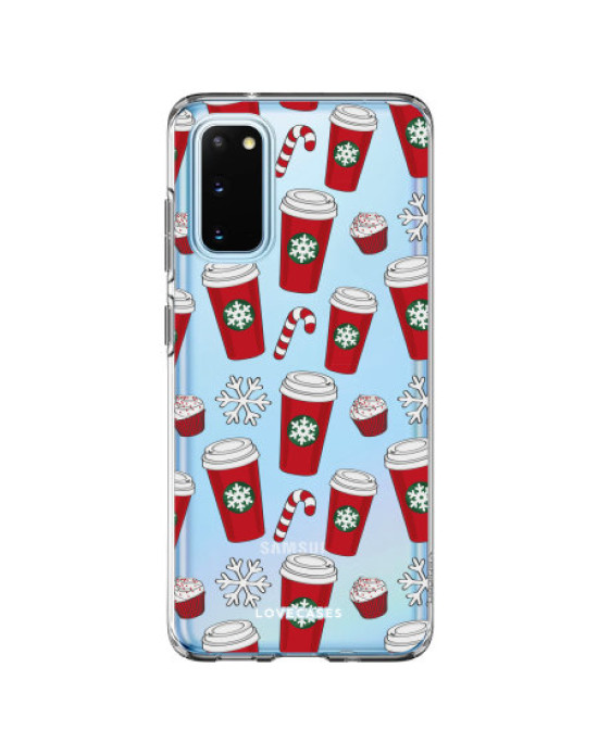 LoveCases Samsung Galaxy S20 Gel Case - Christmas Red Cups