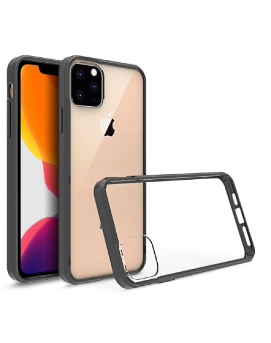 Olixar ExoShield Tough Snap-on iPhone 11 Pro Max Case - Black / Clear