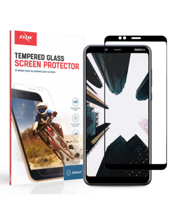 Zizo Nokia 3.1 Plus Tempered Glass Screen Protector
