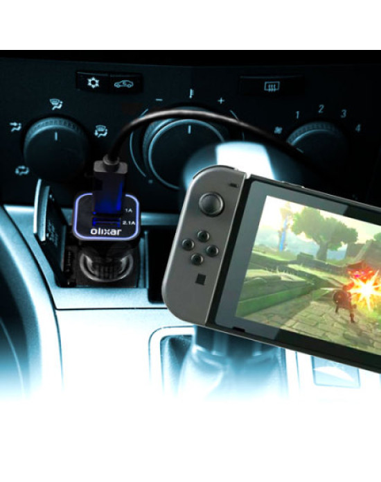Olixar High Power Nintendo Switch Car Charger & USB-C Cable