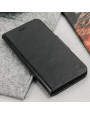 Olixar Leather-Style Moto G7 Power Wallet Stand Case - Black