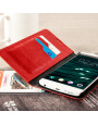 Olixar Leather-Style LG V10 Wallet Stand Case - Red