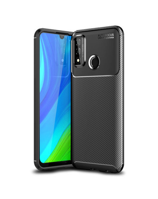 Olixar Carbon Fibre Huawei P Smart 2020 Case - Black