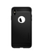 Spigen Rugged Armor iPhone XS Max Tough Carbon Case - Matte Black