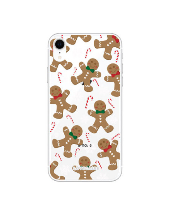 LoveCases iPhone XR Gingerbread Clear Phone Case