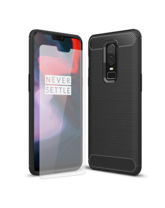 Olixar Sentinel OnePlus 6 Case and Glass Screen Protector Olixar Sentinel OnePlus 6 Case and Glass Screen Protector