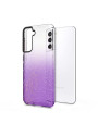 Zizo Surge Series Samsung Galaxy S21 Slim Case - Purple Glitter