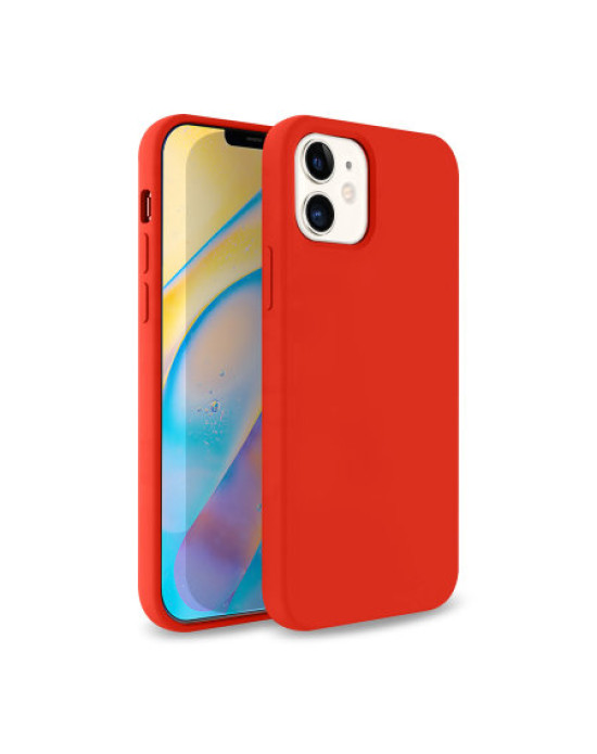 Olixar Soft Silicone iPhone 12 mini Case - Red