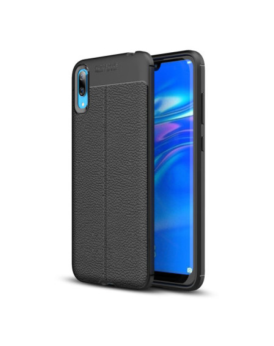 Olixar Attache Huawei Y7 Pro Leather-Style Case - Black