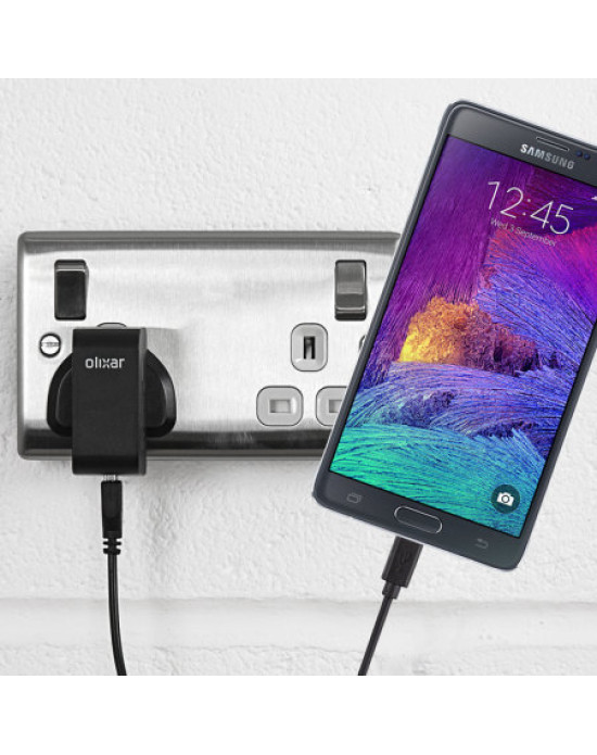 High Power Samsung Galaxy Note 4 Wall Charger & 1m Cable