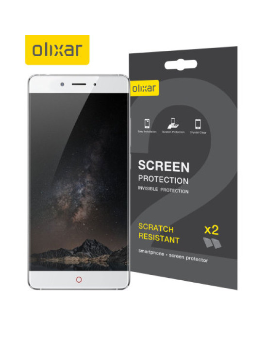 Olixar ZTE Nubia Z11 Screen Protector 2-in-1 Pack