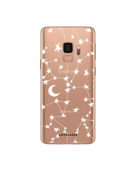 LoveCases Samsung S9 Plus Starry Design Clear Phone Case
