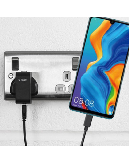 High Power Huawei P30 Lite Wall Charger & 1m USB-C Cable