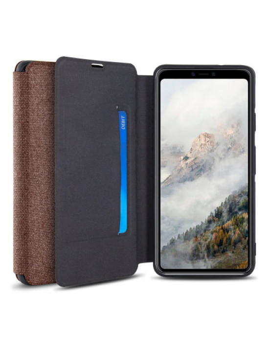 Olixar Canvas Google Pixel 4 XL Wallet Case - Brown