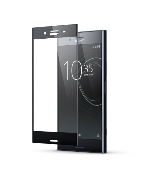 Olixar Sony Xperia XZ Premium Full Cover Glass Screen Protector -Black