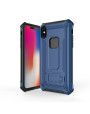 Olixar Manta iPhone XS Max Tough Case with Tempered Glass - Blue