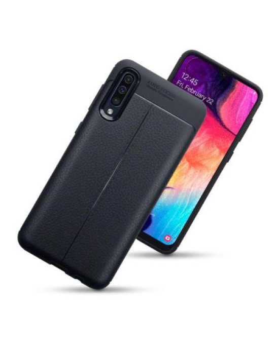 Olixar Attache Samsung Galaxy A50s Leather-Style Case - Black