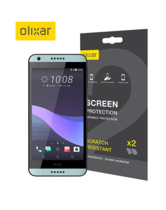 Olixar HTC Desire 650 Screen Protector 2-in-1 Pack