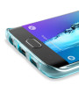 Olixar FlexiShield Slot Samsung Galaxy S6 Edge Plus Gel Case - Blue