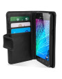 Olixar Samsung Galaxy J1 2015 Genuine Leather Wallet Case - Black Olixar Samsung Galaxy J1 2015 Genuine Leather Wallet Case - Black